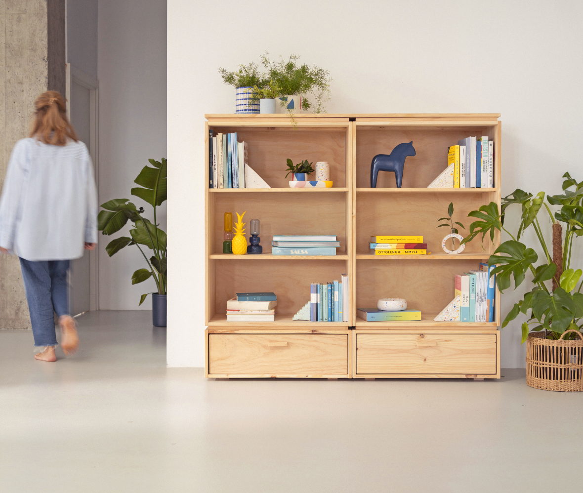 Nuevas estanterías con almacenaje